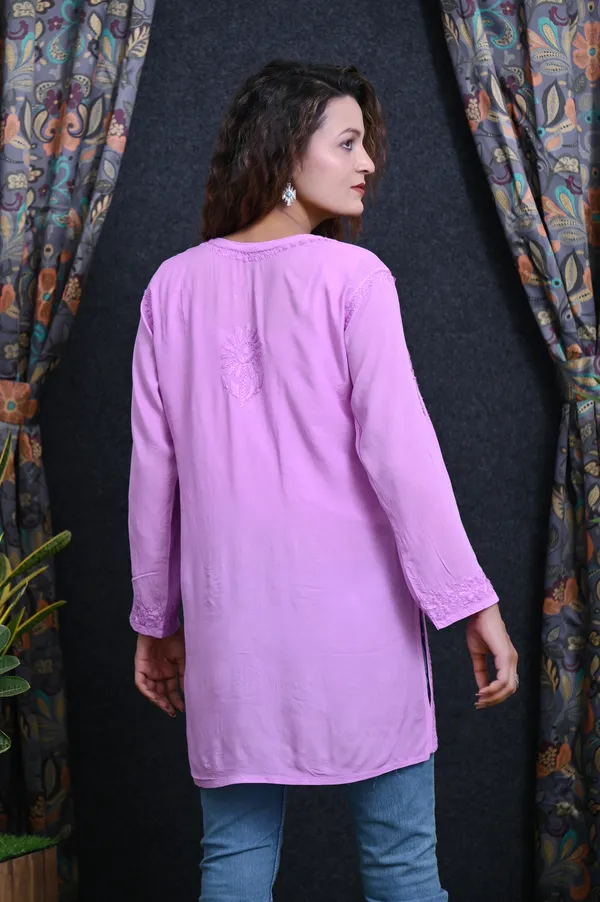Purple_Modal_Lucknowi_Chikankari_Hand_Embroided_Top_For_Women
