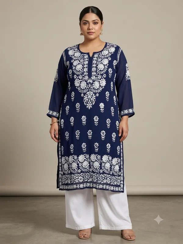 Premium_Modal_Lucknowi_Chikankari_Kurti