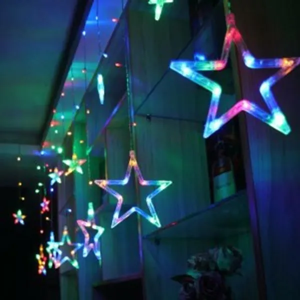 CINEFX'S_Decorative_6+6_Star_Curtain_LED_Lights_(MULTICOLOUR,_2.5_Meter,_138_LED,Corded_electric,Plastic,Oval)