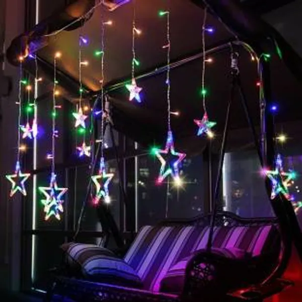CINEFX'S_Decorative_6+6_Star_Curtain_LED_Lights_(MULTICOLOUR,_2.5_Meter,_138_LED,Corded_electric,Plastic,Oval)