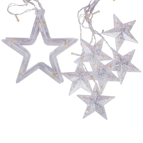 CINEFX'S_Decorative_6+6_Star_Curtain_LED_Lights_(Yellow,_2.5_Meter,_138_LED,Corded_electric,Plastic,Oval)