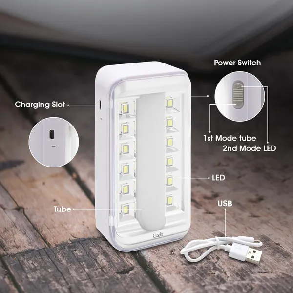White_Premium_Rechargeable_2200_(_Mah_)_Lantern