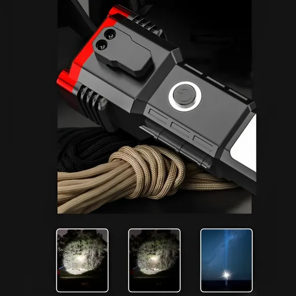 Super_Bright_Rechargeable_LED_safety_Flashlight_Torch_|_2000_Mah
