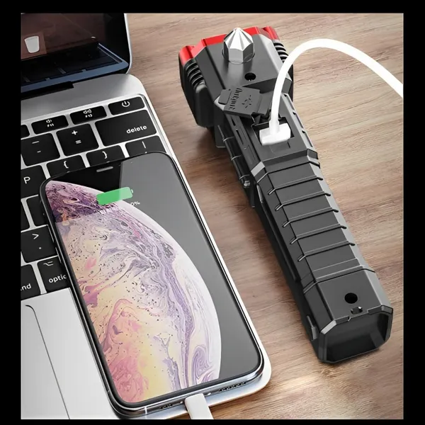 Super_Bright_Rechargeable_LED_safety_Flashlight_Torch_|_2000_Mah