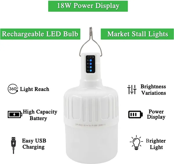 White_Premium_Rechargeable_2000_(_Mah_)_Bulb