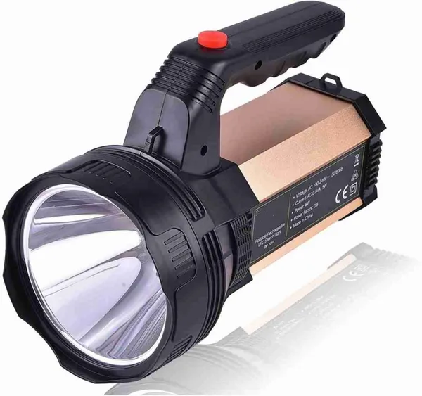 Multifunctional_Rechargeable_Torch_with_Handle_|_Laser_LED_|_High_Range_|_6000_MAH_|_14_Hrs