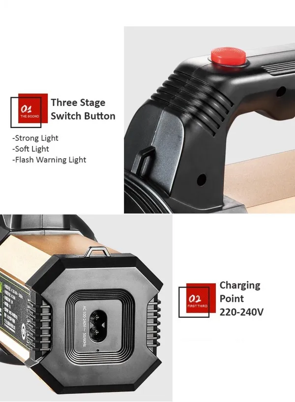 Multifunctional_Rechargeable_Torch_with_Handle_|_Laser_LED_|_High_Range_|_6000_MAH_|_14_Hrs
