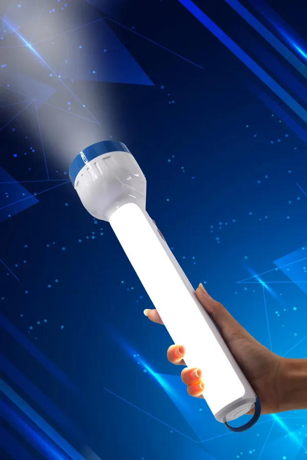 Rechargeable_Torch_with_Laser_LED_|_3000_MAH