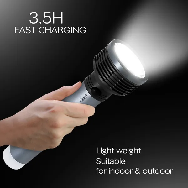 Rechargeable_Torch_with_Laser_LED_|_3000_MAH