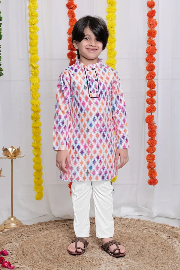 Multicolor_A_Line_Kurta_With_Payjama_Set_For_Boys