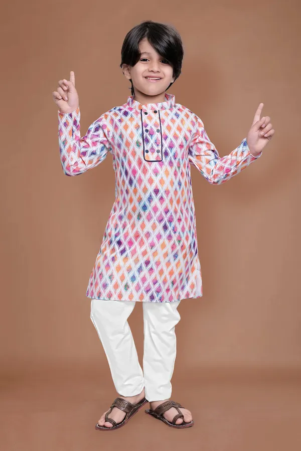 Multicolor_A_Line_Kurta_With_Payjama_Set_For_Boys