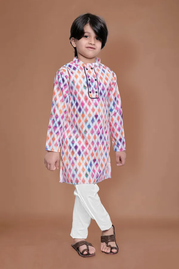 Multicolor_A_Line_Kurta_With_Payjama_Set_For_Boys