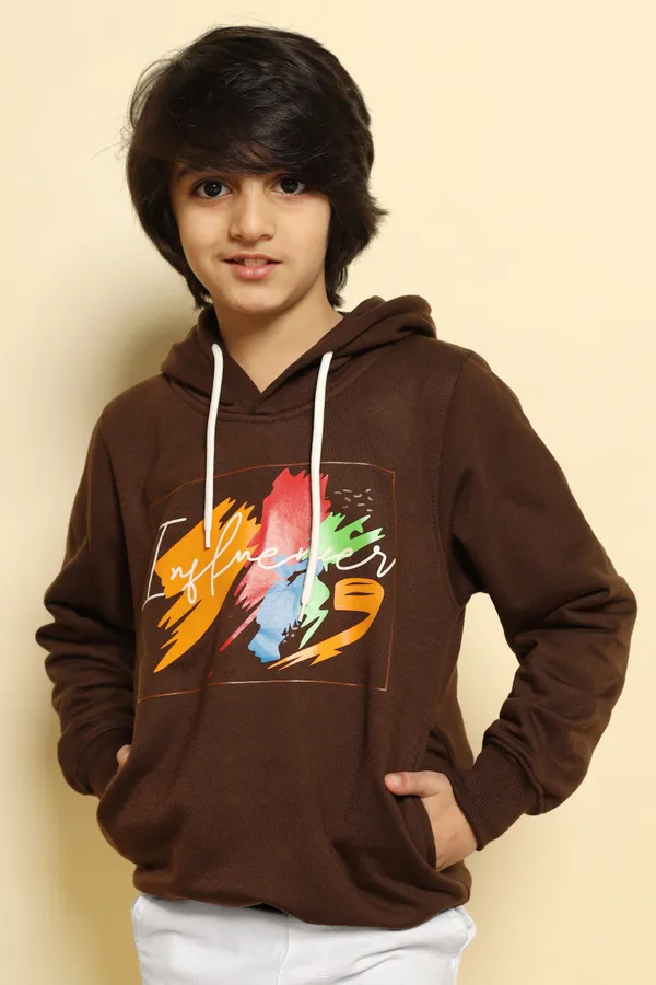 Brown_Poly_Cotton_Fleece_Hooded_Neck_Sweatshirt_For_Boys