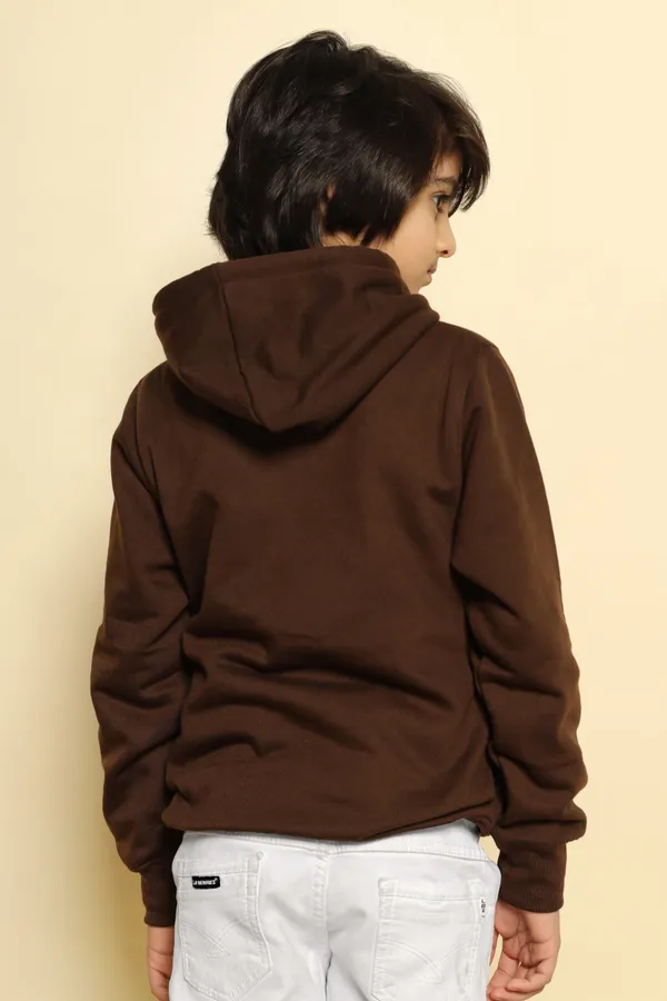 Brown_Poly_Cotton_Fleece_Hooded_Neck_Sweatshirt_For_Boys