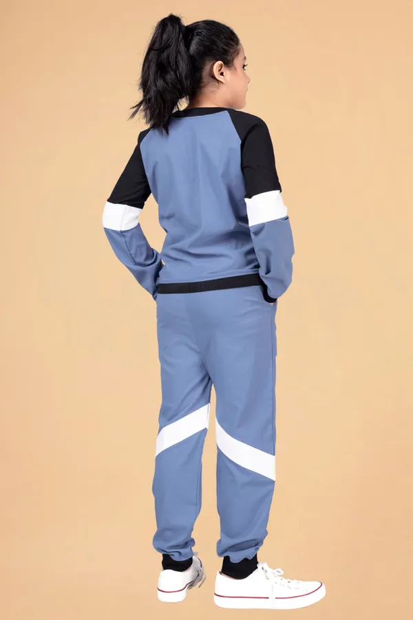 Blue_Polyester_Lycra_T-Shirt_With_Trouser_Set_For_Girls