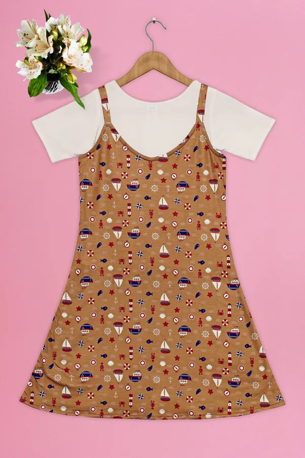 Brown_Cotton_Lycra_Coordinate_Set_For_Girls