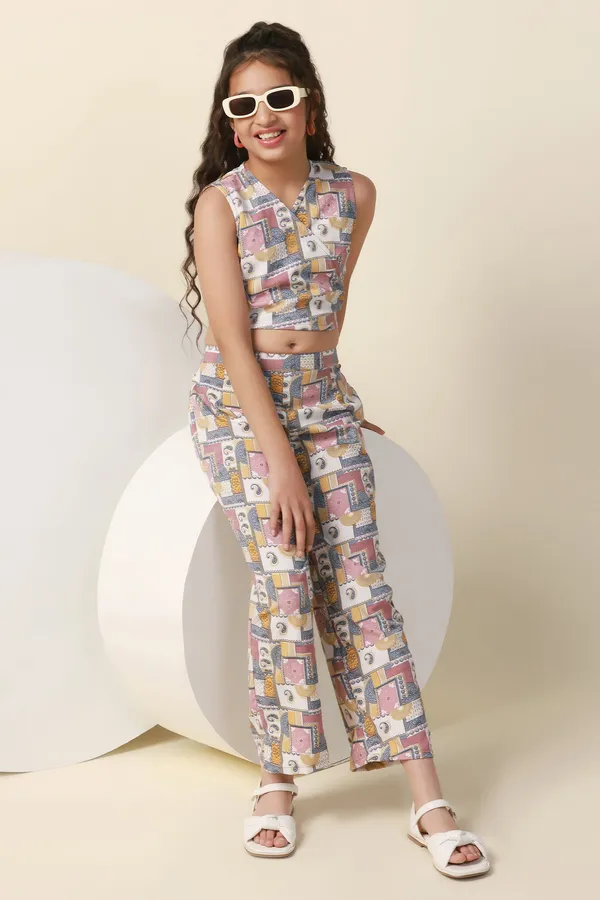 Multicolor_Allover_Printed_Crop_Top_And_Pant_Set_For_Girls