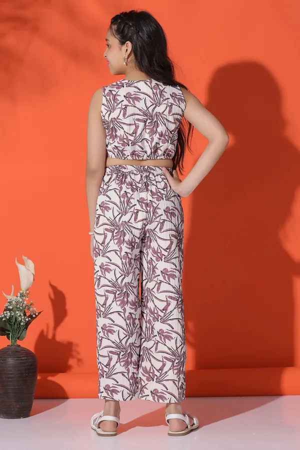 Mauve_Cotton_Blend_All_Over_Printed_Top_With_Pant_Set_For_Girls