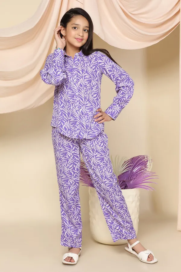 Purple_Bsy_Polyester_All-Over_Printed_Top_With_Pant_Set_For_Girls