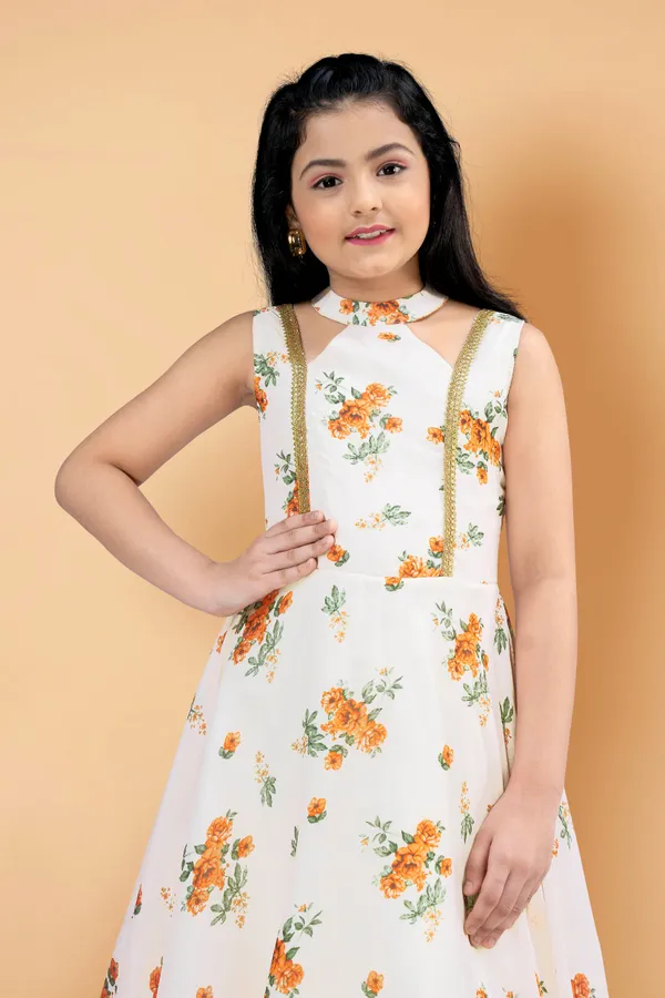 Light_Peach_Tabby_Silk_Maxi_Length_Printed_Dress_For_Girls