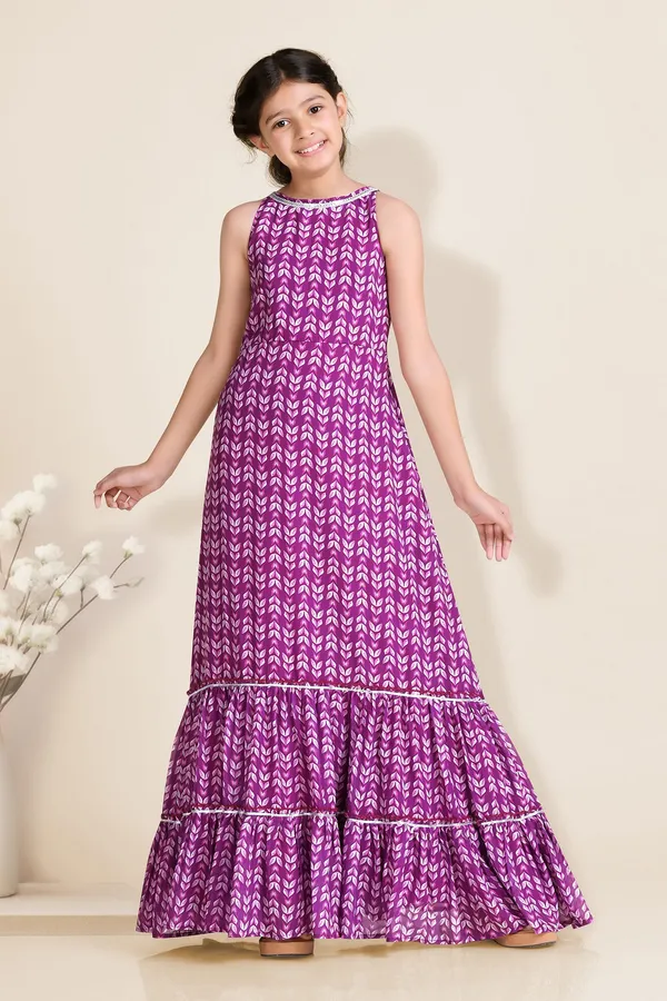 Purple_Georgette_Tiered_And_Flared_Maxi_Dress_For_Girls