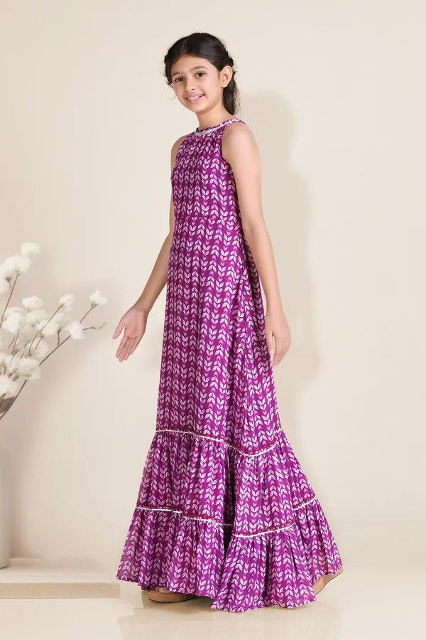 Purple_Georgette_Tiered_And_Flared_Maxi_Dress_For_Girls