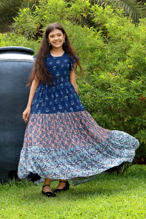 Dark_Blue_Georgette_Tiered_Maxi_Dress_For_Girls