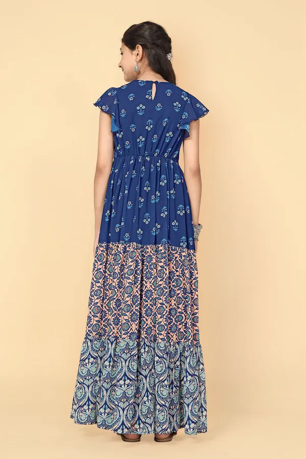 Dark_Blue_Georgette_Tiered_Maxi_Dress_For_Girls