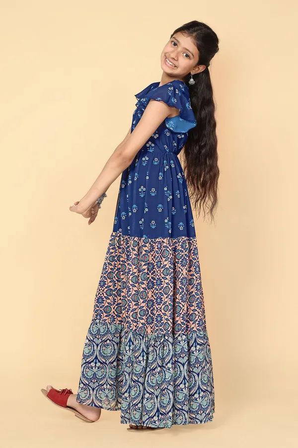 Dark_Blue_Georgette_Tiered_Maxi_Dress_For_Girls