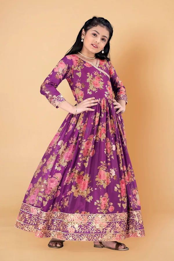 Purple_Tabby_Silk_Floral_Printed_Maxi_Length_Dress_For_Girls