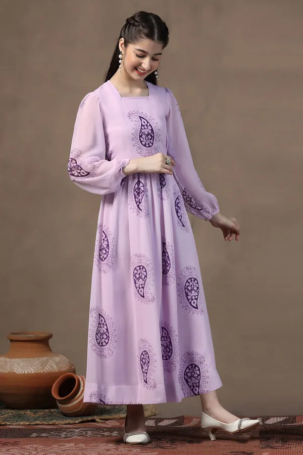 Light_Pink_Georgette_Paisley_Printed_Fit_&_Flare_Maxi_Length_Dress_For_Girls