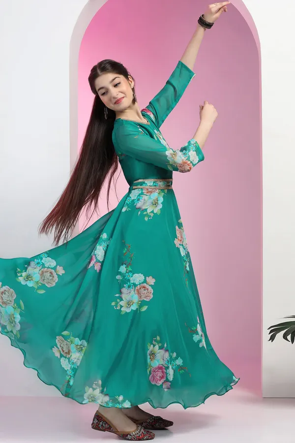 Green_Tabby_Organza_Floral_Printed_Fit_&_Flared_Maxi_Dress_For_Girls