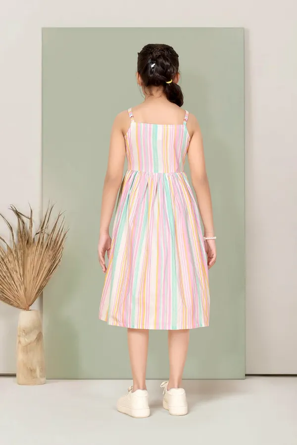 Multicolor_Cotton_A-Line_Dress_For_Girls