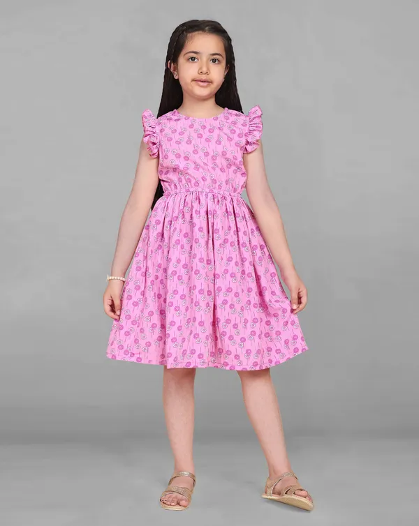 Purple_Floral_Printed_Cotton_Dress_For_Girls