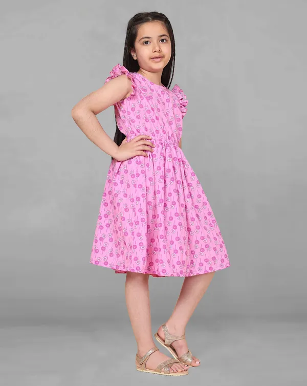 Purple_Floral_Printed_Cotton_Dress_For_Girls