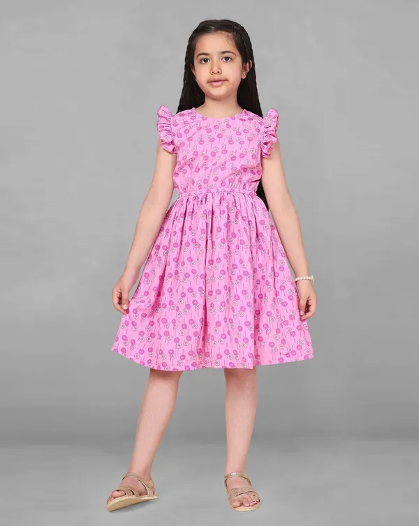 Purple_Floral_Printed_Cotton_Dress_For_Girls