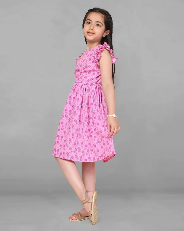Purple_Floral_Printed_Cotton_Dress_For_Girls