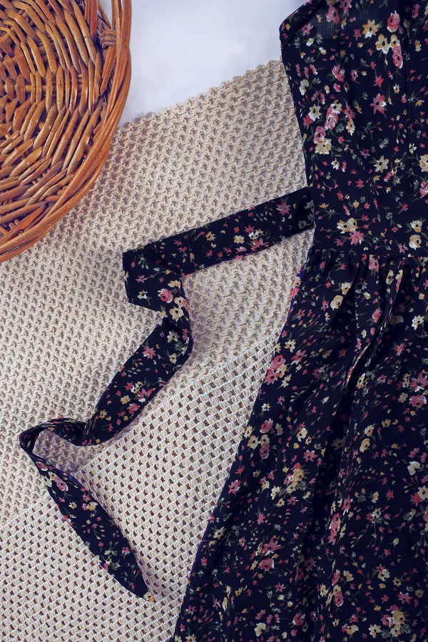 Navy_Blue_Fit_And_Flare_Floral_Printed_Above_Knee_Length_Dress_For_Girls