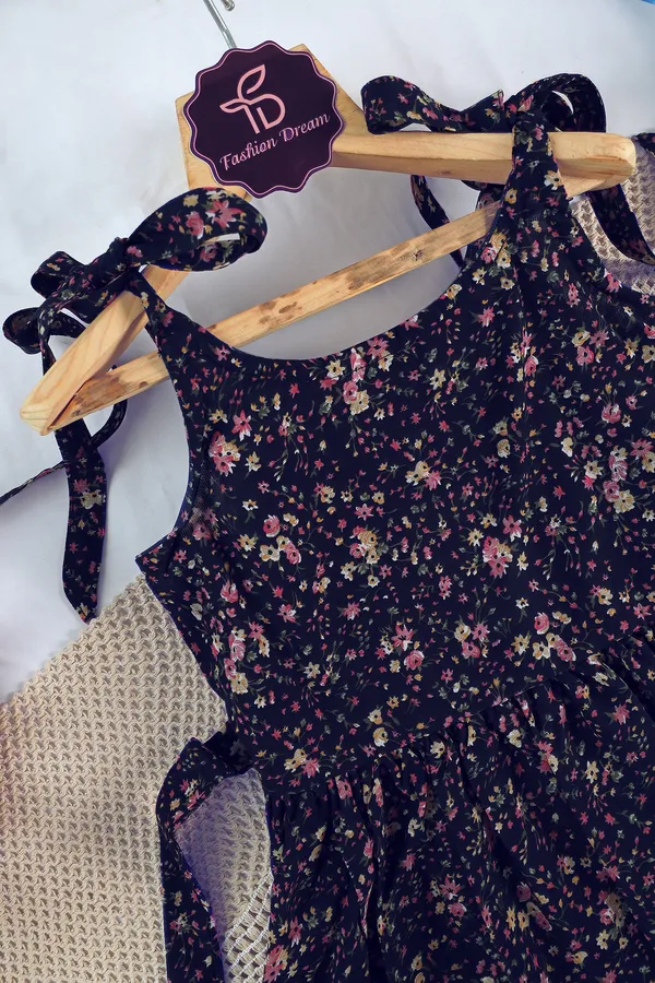 Navy_Blue_Fit_And_Flare_Floral_Printed_Above_Knee_Length_Dress_For_Girls