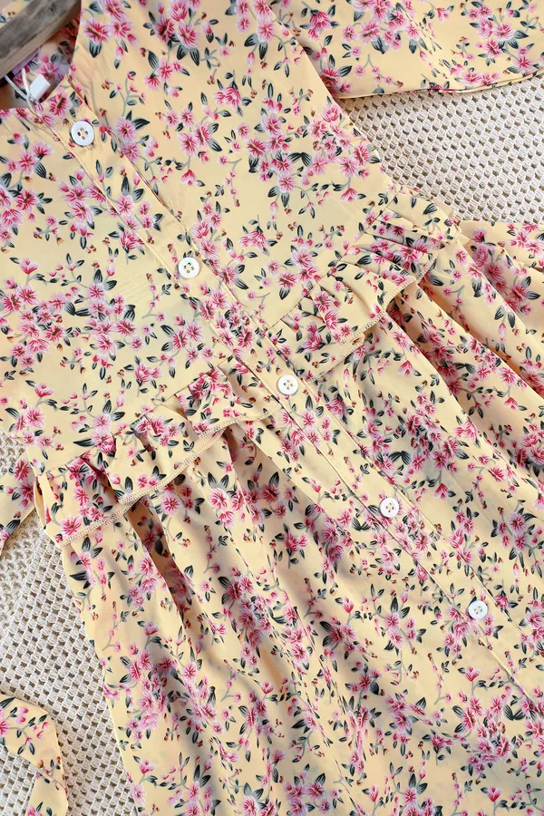 Yellow_Fit_And_Flare_Floral_Printed_Above_Knee_Length_Dress_For_Girls