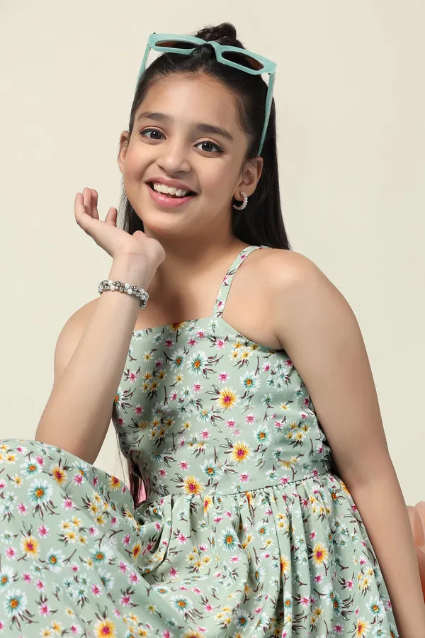 Pista_Lexus_Checks_Floral_Printed_Fit_And_Flare_Knee_Length_Dress_For_Girls