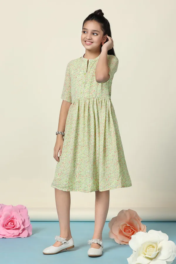 Pista_Georgette_Floral_Printed_Fit_And_Flare_Knee_Length_Dress_For_Girls