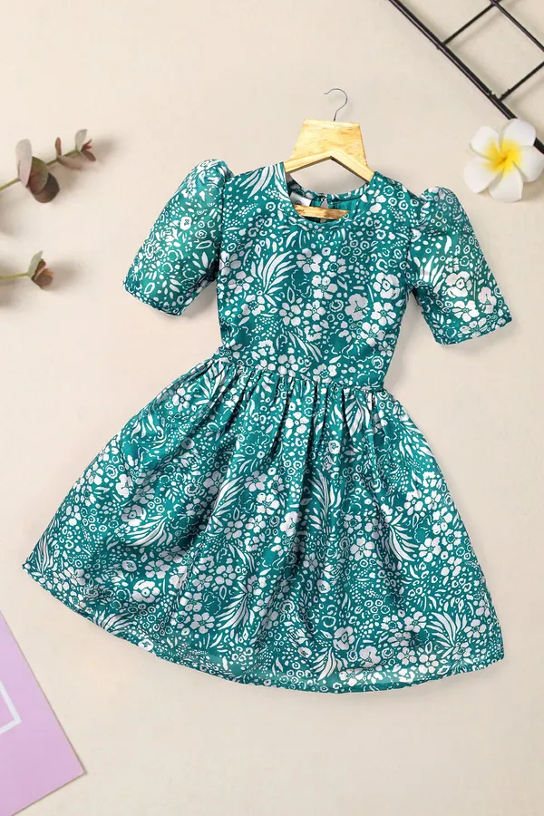 Morpich_Tabby_Organza_Floral_Printed_Fit_&_Flare_Knee_Length_Dress_For_Girls