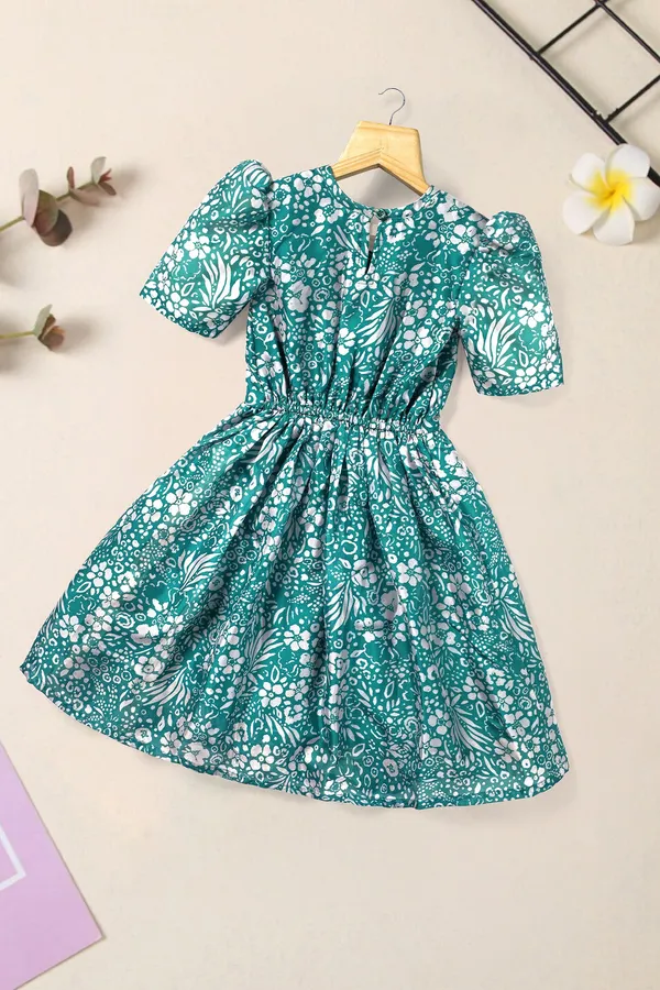Morpich_Tabby_Organza_Floral_Printed_Fit_&_Flare_Knee_Length_Dress_For_Girls