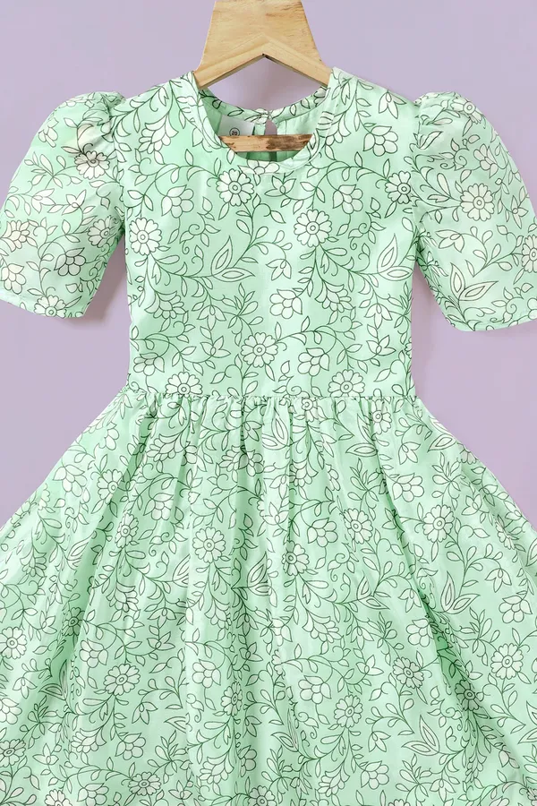 Pista_Tabby_Organza_Floral_Printed_Fit_&_Flare_Knee_Length_Dress_For_Girls