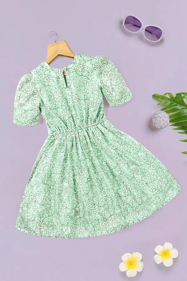 Pista_Tabby_Organza_Floral_Printed_Fit_&_Flare_Knee_Length_Dress_For_Girls