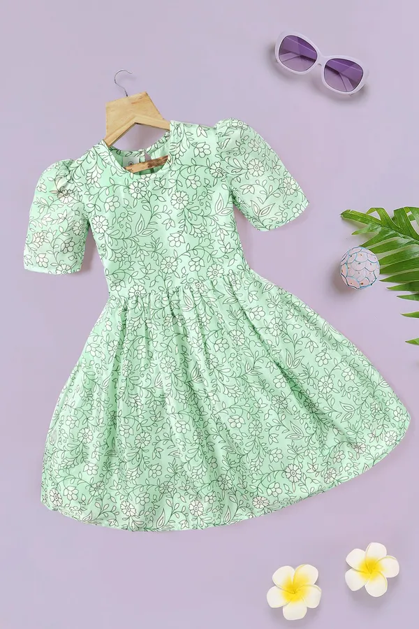 Pista_Tabby_Organza_Floral_Printed_Fit_&_Flare_Knee_Length_Dress_For_Girls
