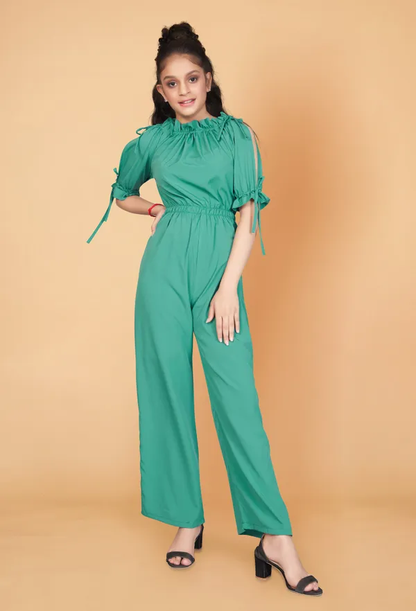 Rama_Drawstring_Tie-Up_Long_Jumpsuit_For_Girls