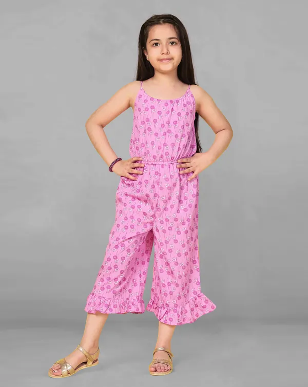 Purple_Floral_Printed_Jumpsuit_For_Girls