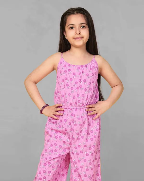 Purple_Floral_Printed_Jumpsuit_For_Girls